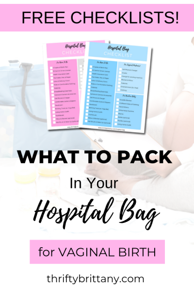 Hospital Bag Checklist