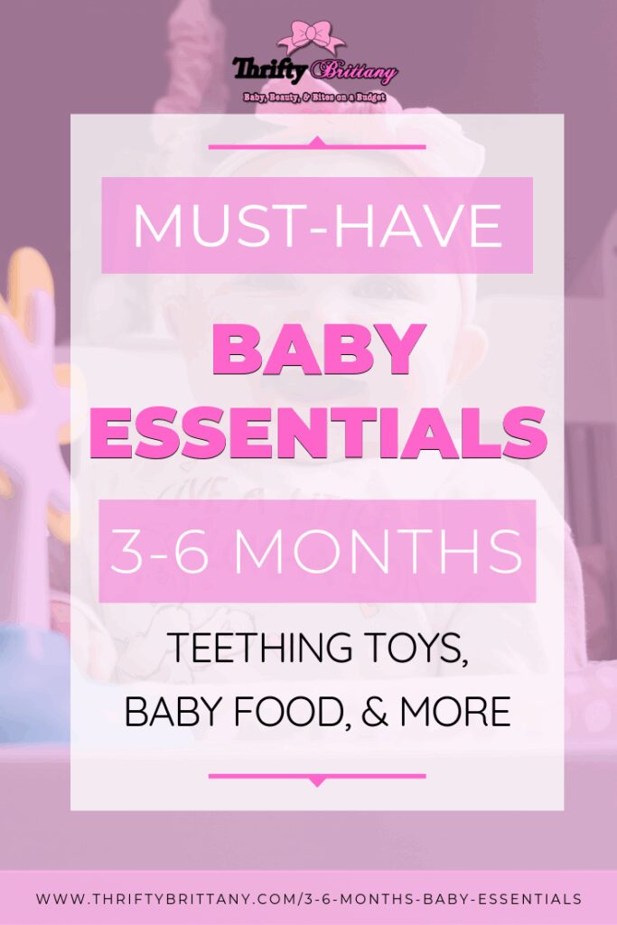 baby must-haves 3–6 months