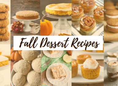 Fall Dessert Recipes Blog Banner