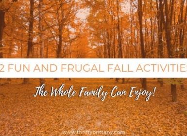 Fun & Frugal Fall Activities Blog Banner