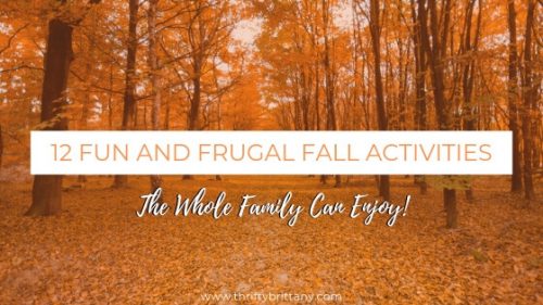Fun & Frugal Fall Activities Blog Banner