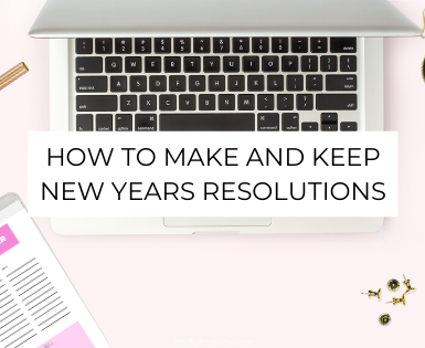 New Years Resolutions