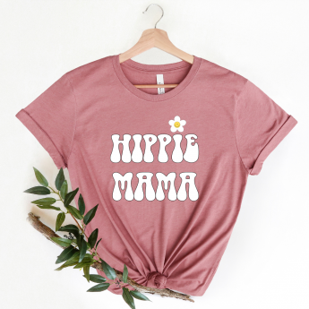 Retro Hippie Mama Tshirt