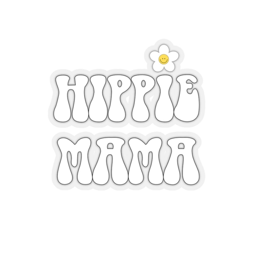 Hippie Mama Kiss-Cut Sticker