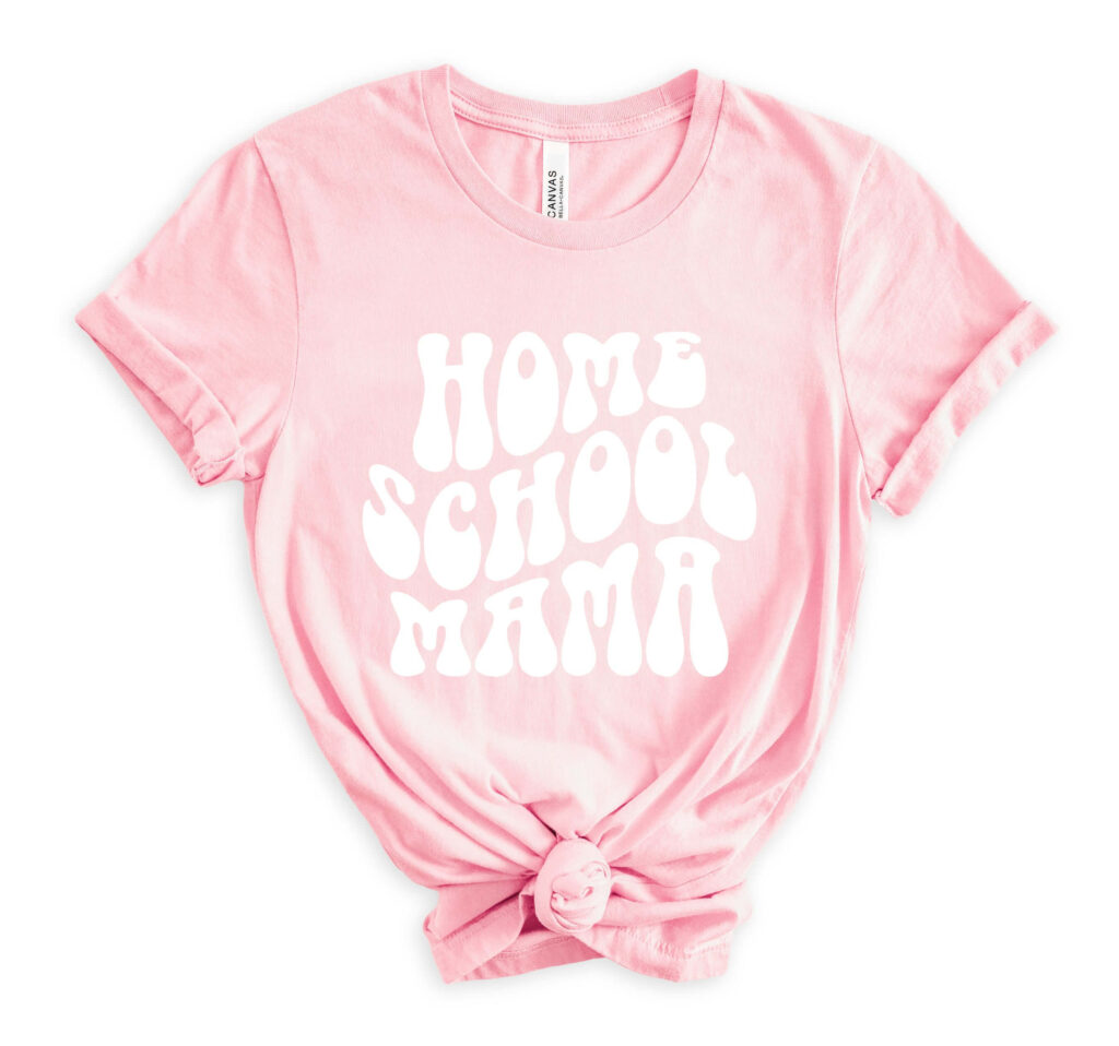 Homeschool Mama Shirt – Cotton Graphic Tee for Homeschool Moms - Image 6
