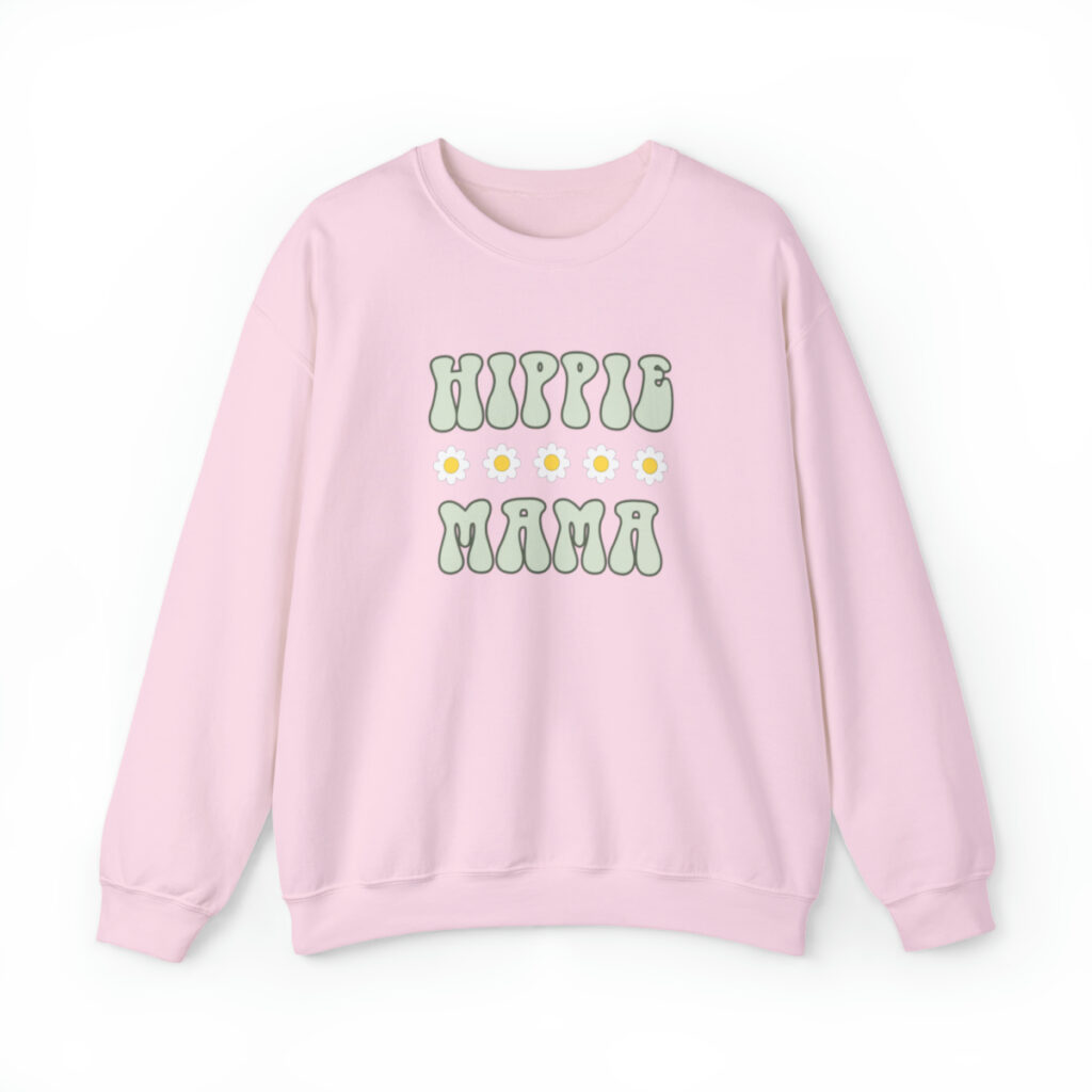Hippie Mama Flower Sweatshirt