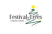 Chateau Nouvelle Festival of Trees logo, Houston holiday event collaboration