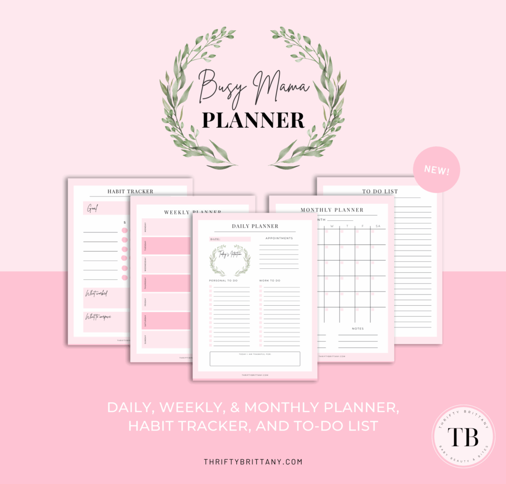 Busy Mama Planner Bundle – Printable Planner for Busy Moms