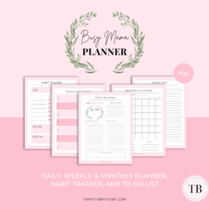 Busy Mama Planner Bundle – Printable Planner for Busy Moms