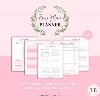Busy Mama Planner Bundle – Printable Planner for Busy Moms