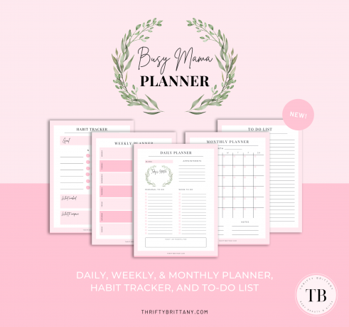 Busy Mama Planner Bundle – Printable Planner for Busy Moms